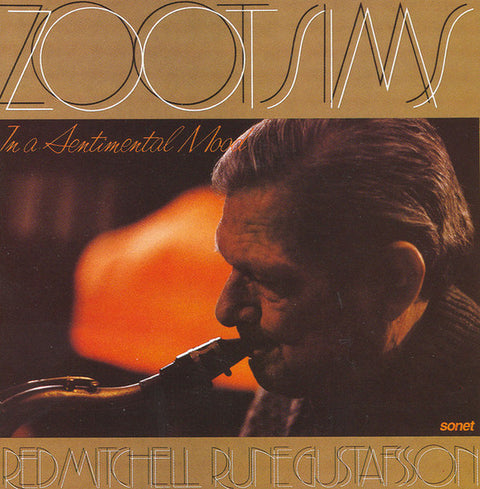 Front cover of Zoot Sims – In A Sentimental Mood, Sonet, Scandinavia, 1985