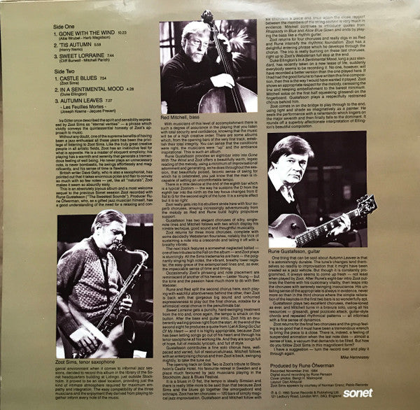 Zoot Sims – In A Sentimental Mood, image 2