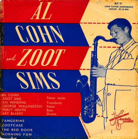 Front cover of Zoot Sims All Stars – Contemporary Music, Metronome, Sweden, 1953