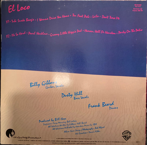 ZZ Top – El Loco, image 2