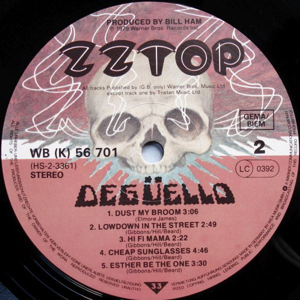ZZ Top – Degüello, image 4