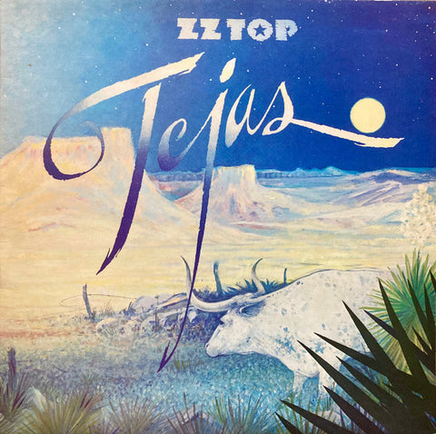 Front cover of ZZ Top – Tejas, London Records, UK, 1977