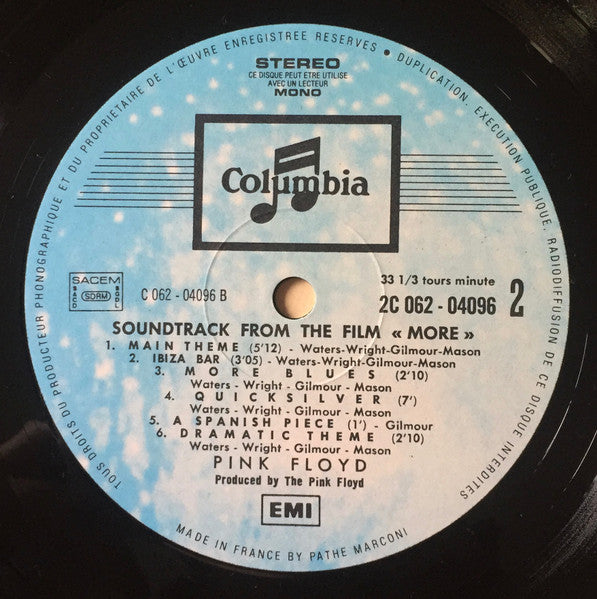 Pink Floyd – Soundtrack From The Film "More", image 4