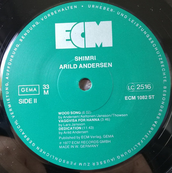 Arild Andersen – Shimri, image 4