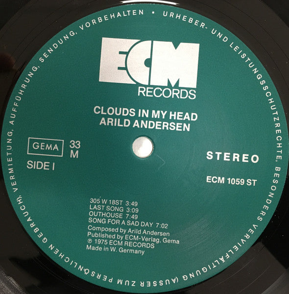 Arild Andersen – Clouds In My Head, image 3
