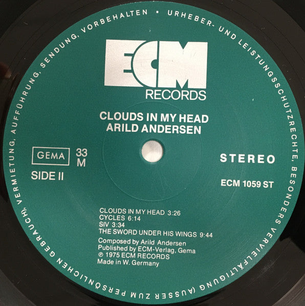 Arild Andersen – Clouds In My Head, image 4