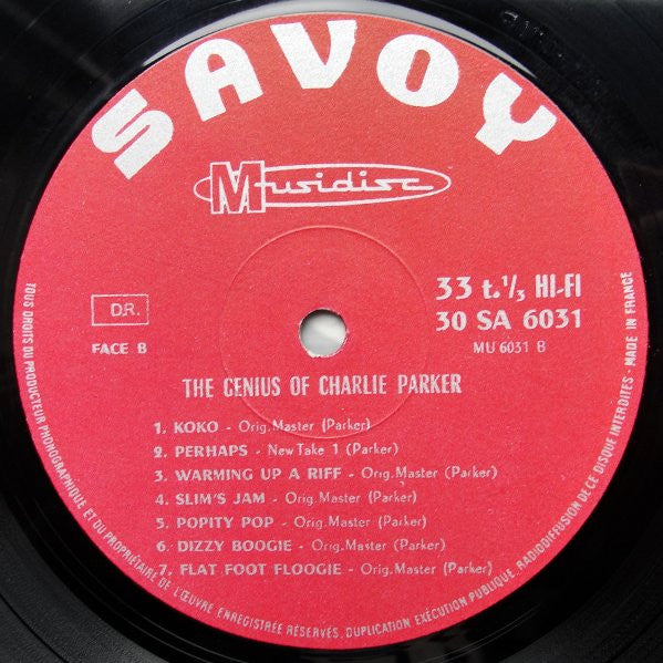 Charlie Parker – The Genius Of Charlie Parker, image 2