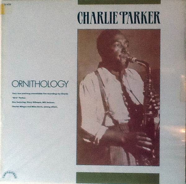Front cover of Charlie Parker – Ornithology, Jazz & Jazz, Europe, 1989