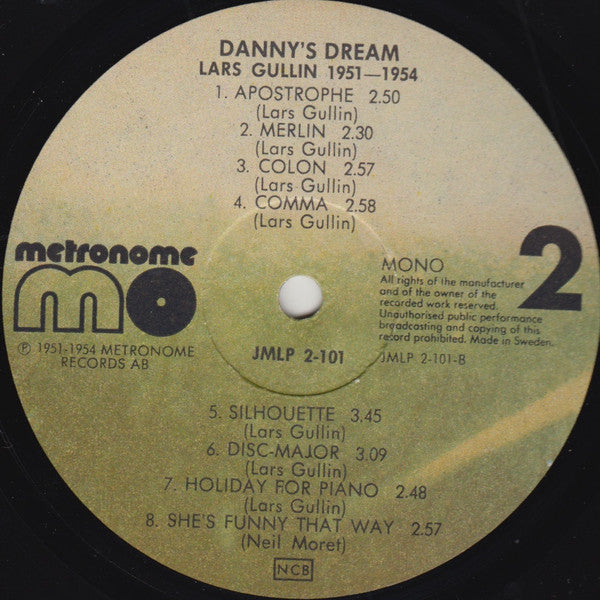 Lars Gullin – Danny's Dream - Lars Gullin 1951-1954, image 5