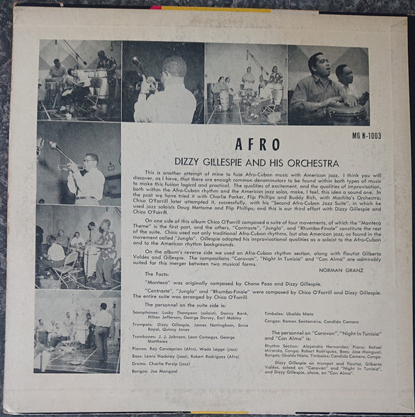 Dizzy Gillespie And His Orchestra – Afro, image 2