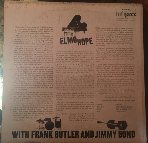 Elmo Hope – Elmo Hope With Frank Butler And Jimmy Bond, image 2
