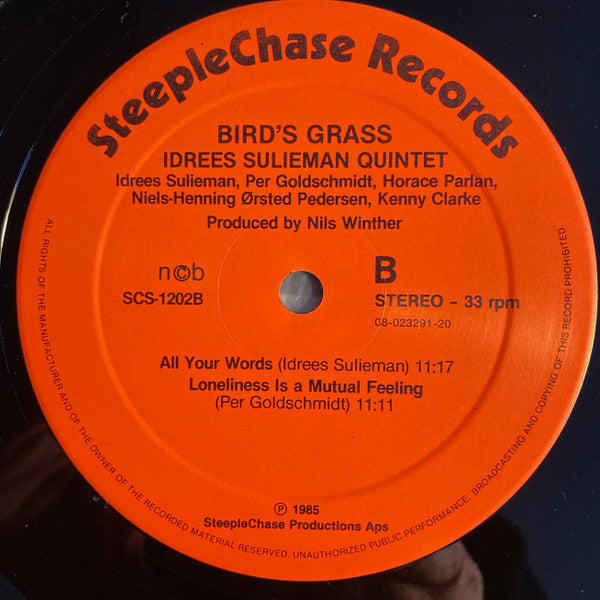 Idrees Sulieman Quintet – Bird's Grass, image 4