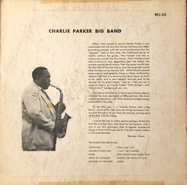 Charlie Parker Big Band – Charlie Parker Big Band, image 2