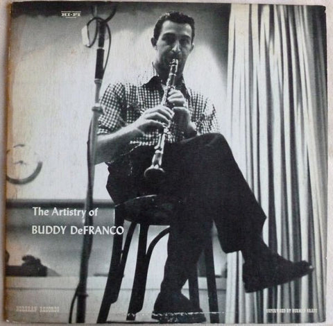 Front cover of Buddy DeFranco – The Artistry Of Buddy DeFranco, Norgran Records, US, 1954