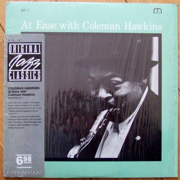 Front cover of Coleman Hawkins – At Ease With Coleman Hawkins, Original Jazz Classics, US, 1985