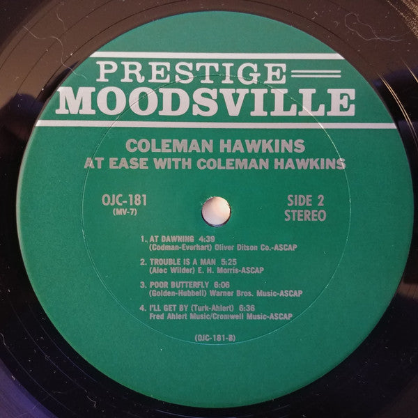 Coleman Hawkins – At Ease With Coleman Hawkins, image 4