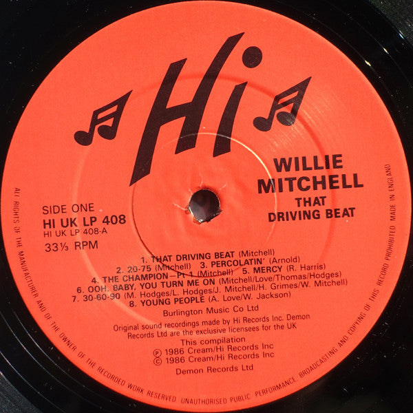Willie Mitchell – That Driving Beat, image 3