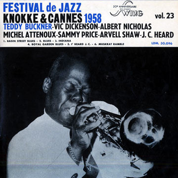 Front cover of Teddy Buckner – Festival De Jazz Knokke & Cannes 1958, Vogue, France, 1960