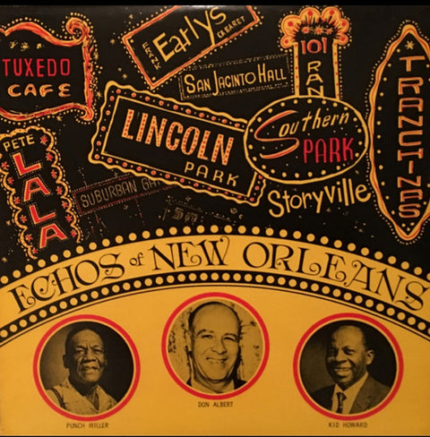 Front cover of Punch Miller, Don Albert, Kid Howard – Echoes Of New Orleans, G.H.B., US
