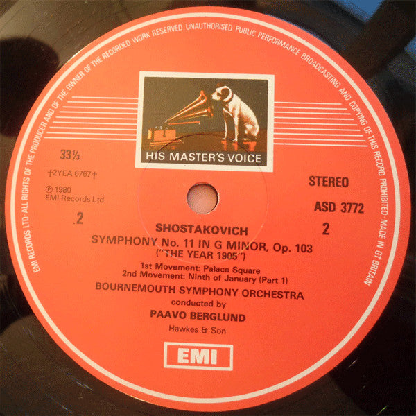 Shostakovich, Paavo Berglund, Bournemouth Symphony Orchestra – Symphonies Nos. 6 & 11, image 4