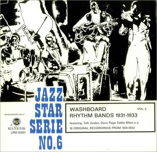Front cover of Various – Washboard Rhythm Bands 1931-1933 Vol. 2, RCA Victor, Germany, 1966