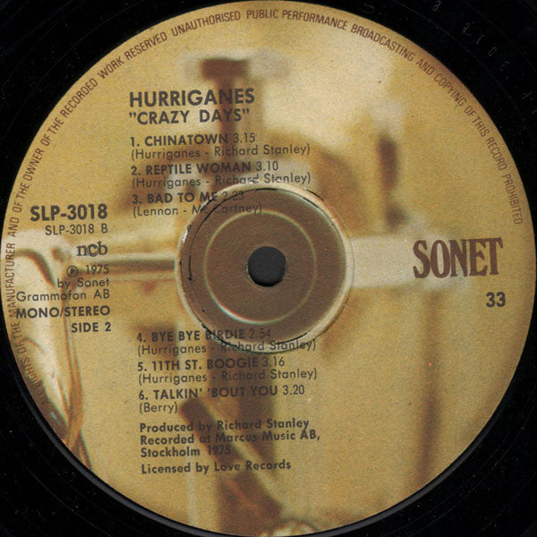 Hurriganes – Crazy Days, image 4
